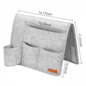 Excellent quality Pressed Wool Felt - Handmade Felt Bedside Storage Organizer – Rolking