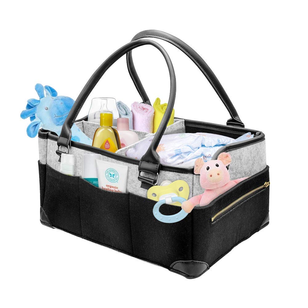 Super Purchasing for Merino Wool Top - Felt Storage Babby Diaper Caddy Bag – Rolking