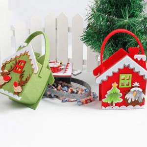 Gnome Reindeer Santa Claus Felt Gift Bag Christmas Decorations