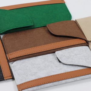 OEM ODM Stylish and Durable Felt Glasses Case