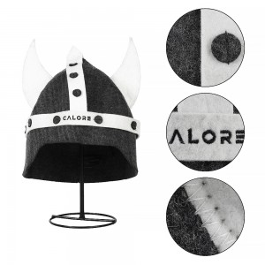 Pure Wool Sauna Hat Eco-Friendly Thermal Spa Steam Sauna Cap Unisex Headwear
