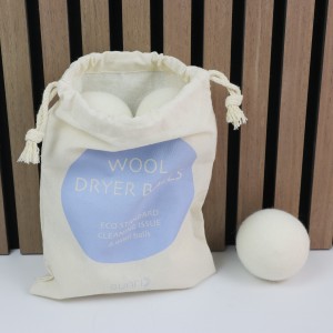 Hot Selling XL Reusable Wool Roller Saves Drying Time Natural Cleaning Hair Removal Laundry Balls