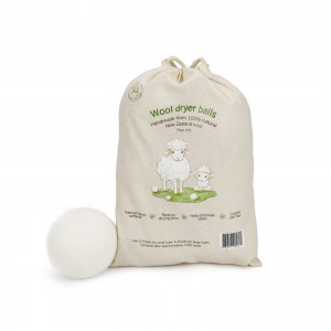 100% Pure New Zealand Wool Drying Balls for Laundry and Washing Drier Machine