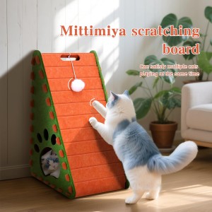 Popular Acoustic Felt Panel Cat Bed – Cute Durable Cat Cave House, New Eco-friendly Pet Bed for Indoor Pet Supplies