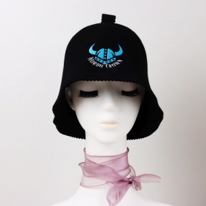 100% Merino Wool Felt Sauna Hat – Unisex Adult Cap for Spa & Sauna Room, Anti-Heat Head Protection Hot Sale