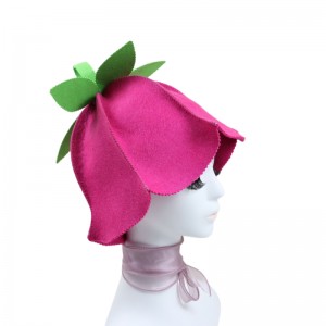 Colorful Unisex Felt Sauna Hat Hot Sale Wool-Made Anti-Heat Head Protection for Sauna Room & Spa