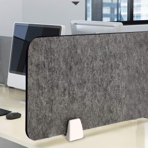 Acoustic Partitions Desk Mounted Privacy Divider Sound Absorbing Desktop Privacy Cubicle Panel