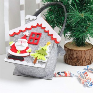 Gnome Reindeer Santa Claus Felt Gift Bag Christmas Decorations