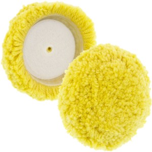 Automobile Single-Sided Wool Polishing Pad 3Inch Self-Adhesive Disc for Wet Polishing & Car Bodies