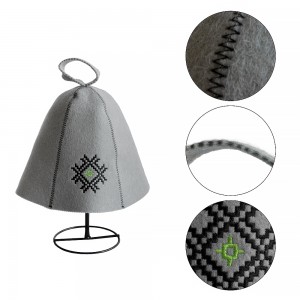 Thermal Wool Sauna Hat | Custom Colors & Private Label Woven Tag