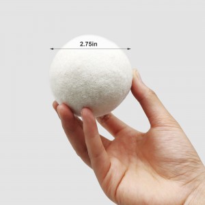 Hot Selling XL Reusable Wool Roller Saves Drying Time Natural Cleaning Hair Removal Laundry Balls