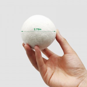 100% Pure New Zealand Wool Drying Balls for Laundry and Washing Drier Machine