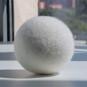 New Arrivals 6 Pack Eco Friendly Wool Dryer Balls for Laundry Machine in Cotton Bag