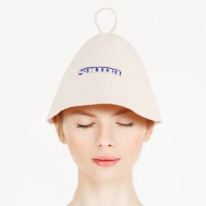 Eco-Friendly Wool Sauna Hats, Design Logo, Heat-Resistant, 10+ Colors