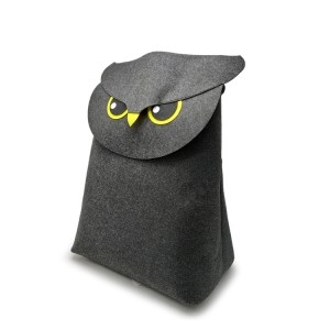 Custom Kids Toy Owl Storage Organizer Kids Felt Toys Storage Baskets for Organizing
