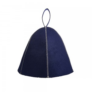 Popular Wool Felt Polyester Felt Sauna Hat – Unisex Adult Spa Cap, Head Protection Anti-heat for Sauna Room