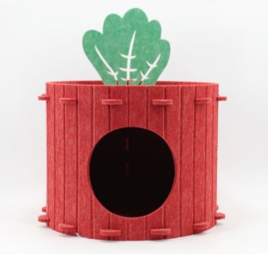 New Design Acoustic Felt Cat Cave – Acoustic Panel Cat Bed, Cozy Cute Multi Color Pet House for Indoor Cats