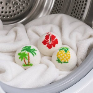 Premium Natural Wool Ball Fabric Softener for Dryer Laundry Balls & Discs