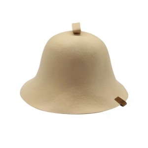 Breathable Merino Wool Sauna Cap: Keeps Head Cool, Absorbs Sweat, Fully Customizable