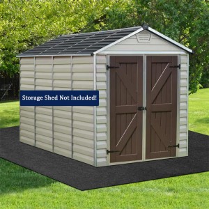 Wholesale Felt Outdoor Storage Shed Mat Waterproof Dustproof Outdoor Carport Mat- Backing PE Prevents Liquid Penetration