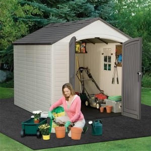 Wholesale Felt Outdoor Storage Shed Mat Waterproof Dustproof Outdoor Carport Mat- Backing PE Prevents Liquid Penetration