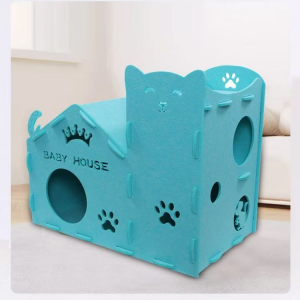 Snug Acoustic Panel Cat Bed – Eco-friendly Felt Cat Cave, Custom Cozy Pet Bed for Indoor Dogs & Cats Top-selling