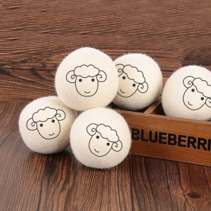 Wool Dryer Balls With Printing