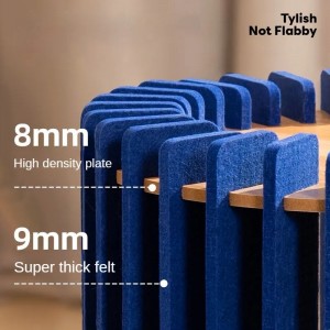 Fashionable Acoustic Panel Cat Bed – Warm Felt Cat Cave, Eco-friendly Popular Pet Bed for Indoor Cats & Pet Supplies