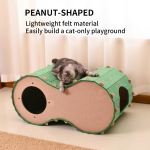 Warm Acoustic Panel Cat Bed – Customized Felt Cat Cave, Hot Sale Cozy Pet House for Indoor Cats & Small Dogs
