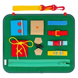 Colorful Activity Sensory Play Set to Stimulate Motor Skills Toddler Busy Board