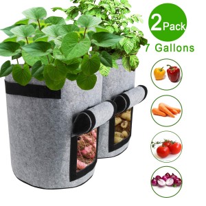 Durable and breathable Felt Grow Bag for Potato Plant