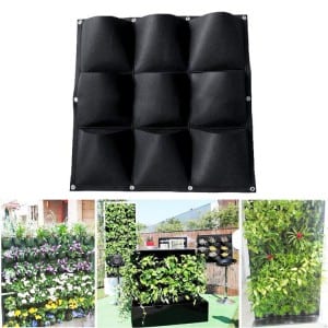 Vertikal Felt Häng Planter Grow Bag