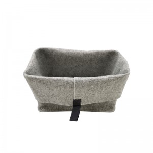 Felt Storage Basket Desktop Organizer Container