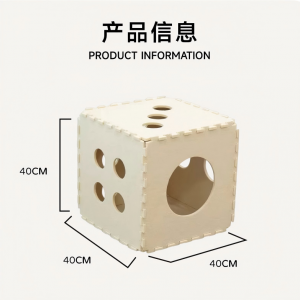 Popular Acoustic Felt Panel Cat Bed – Hot Sale Cat Cave, Warm Eco-friendly Pet Bed for Indoor Pets & Customized