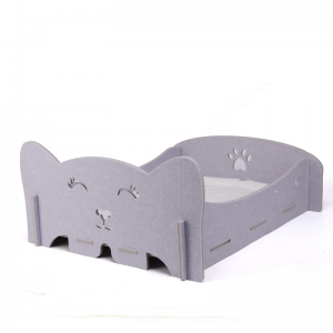 Acoustic Felt Panel Cat Bed – Cute Cat Cave House, Eco-friendly Durable Pet Bed for Indoor Cats & Pet Supplies