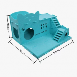 Long-lasting Acoustic Felt Panel Cat Bed – Multi Color Cat Cave, New Design Pet House for Indoor Cats & Pet Supplies