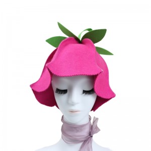 Colorful Unisex Felt Sauna Hat Hot Sale Wool-Made Anti-Heat Head Protection for Sauna Room & Spa