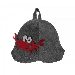 Natural Wool Sauna Hats Designed for Heat Resistance and Environmental Care