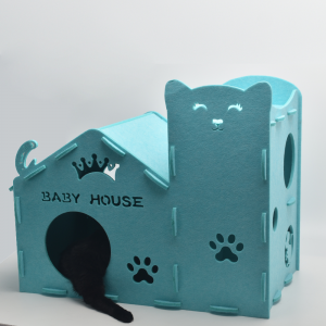 Snug Acoustic Panel Cat Bed – Eco-friendly Felt Cat Cave, Custom Cozy Pet Bed for Indoor Dogs & Cats Top-selling