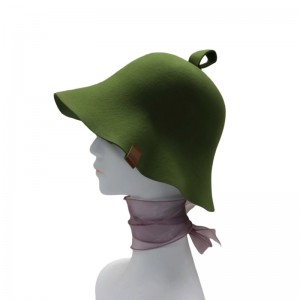 100% Merino Wool Sauna Hat – Unisex Adult Spa Head Protection Anti-Heat Cap for Sauna Room, Hot Sale