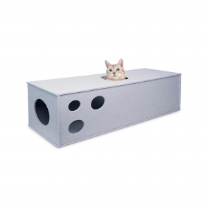 Cute Acoustic Panel Cat Bed – New Design Felt Cat Cave, Cozy Warm Pet House for Indoor Cats & Puppies Multi Color