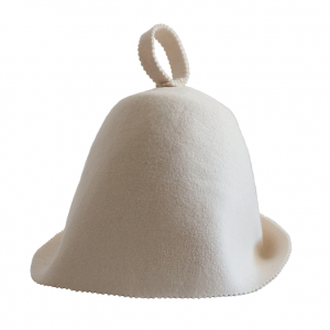 Premium Wool Felt Sauna Cap for Heat Protection in Banya & Sauna