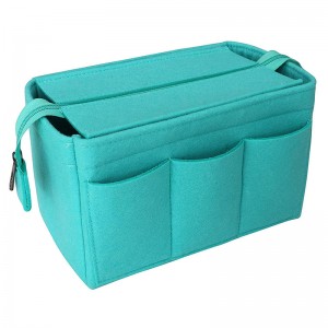 New design Multi Pocket Bag in Bag Organizer Felt Fabric insert bags For Speedy 25 30 35 40