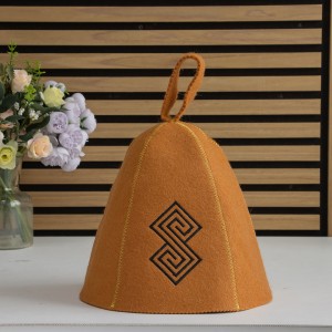 Thermal Wool Sauna Hat | Custom Colors & Private Label Woven Tag