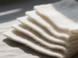 Premium 100% White Wool Felt Sheets – Industrial Grade for Precision Crafting & Seasonal DIY