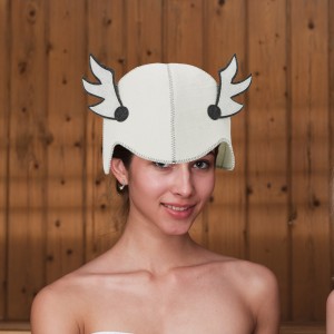 Sauna hut ‘Hermes’, from felt