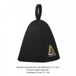 Unisex Adult Anti-heat Sauna Cap -Wool Felt Polyester Felt Hat for Sauna Room Spa, Head Protection, Popular
