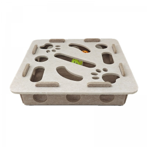 Cute Acoustic Felt Panel Cat House – Acoustic Panel Cat Bed, Eco-friendly Warm Cozy Pet Cave for Indoor Cats