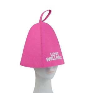 Popular Polyester Felt Sauna Hat – Unisex Adult Spa Cap, Head Protection Anti-heat for Sauna Room