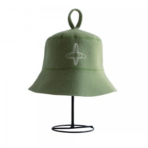 Unisex Adult Wool Felt Sauna Hat – Anti-heat Head Protection for Spa & Sauna Room, Hot Sale